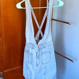 jean skirt overall